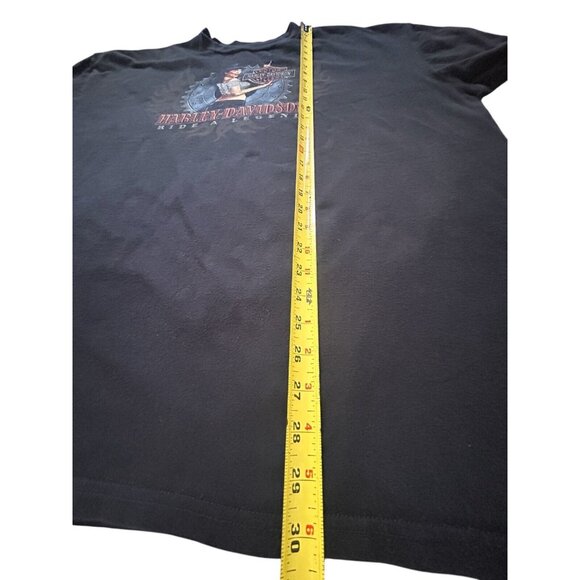 Harley Davidson Men's Black T-Shirt 2008 Mackie Oshawa Ontario Ride a Legend 3XL - Picture 5 of 9